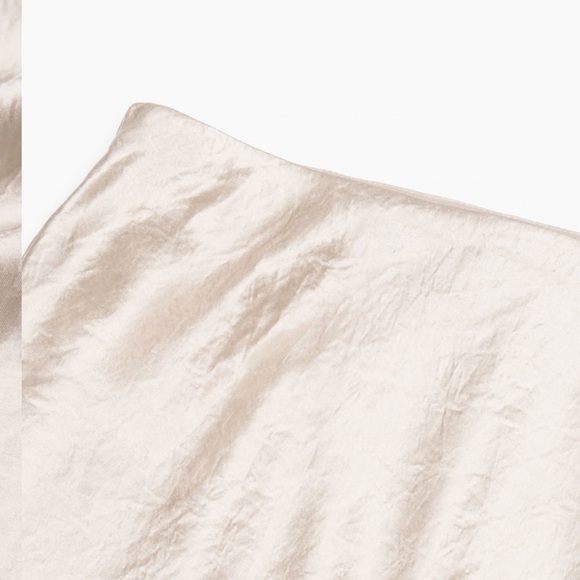 Babaton Slip Satin Mini Skirt KASHA TAUPE - Picture 4 of 5